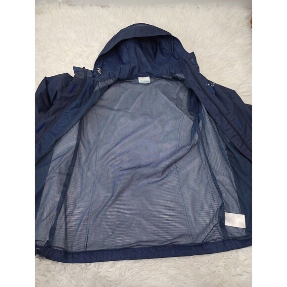 Columbia Sportswear Watertight Rain Jacket, Omni-Tech shell Women's Navy - Picture 11 of 12